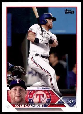 Kole Calhoun 2023 Topps #512 Texas Rangers - Baseball Card Single