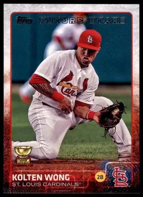 Kolten Wong 2015 Topps #588 St. Louis Cardinals - Baseball Card Single