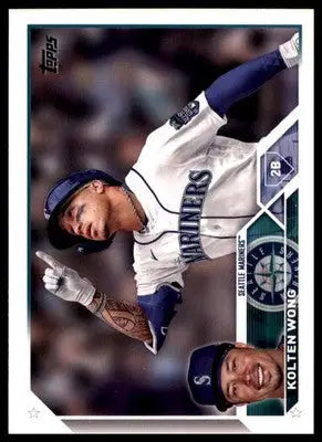 Kolten Wong 2023 Topps #407 Seattle Mariners - Baseball Card Single