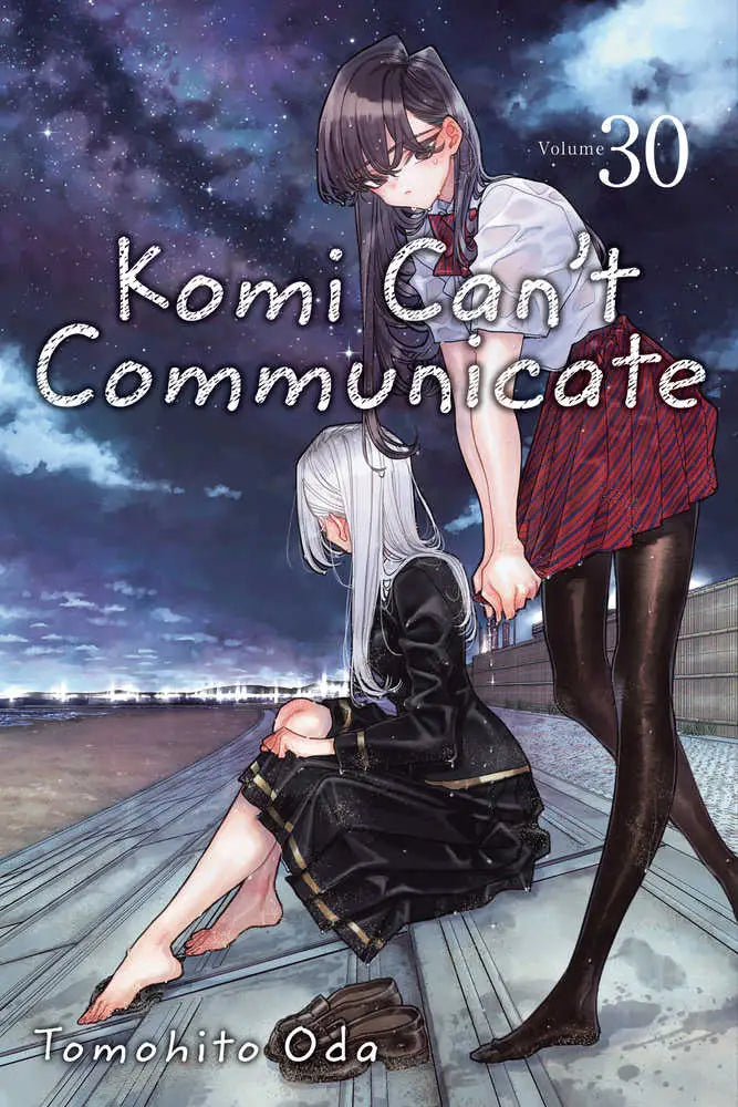 Komi Can’t Communicate Volume 30 cover art featuring characters in dark clothing