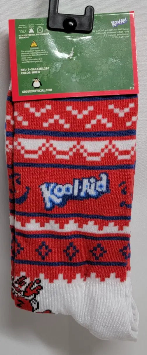 Kool-Aid Men’s Novelty Socks Size 8-12 NEW - Apparel