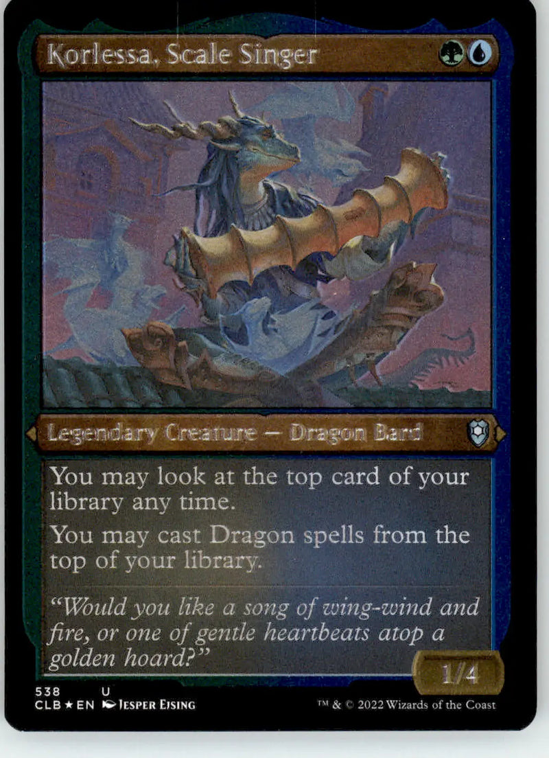 Korlessa Scale Singer - Battle for Baldur’s Gate - 538 - Foil LP Magic
