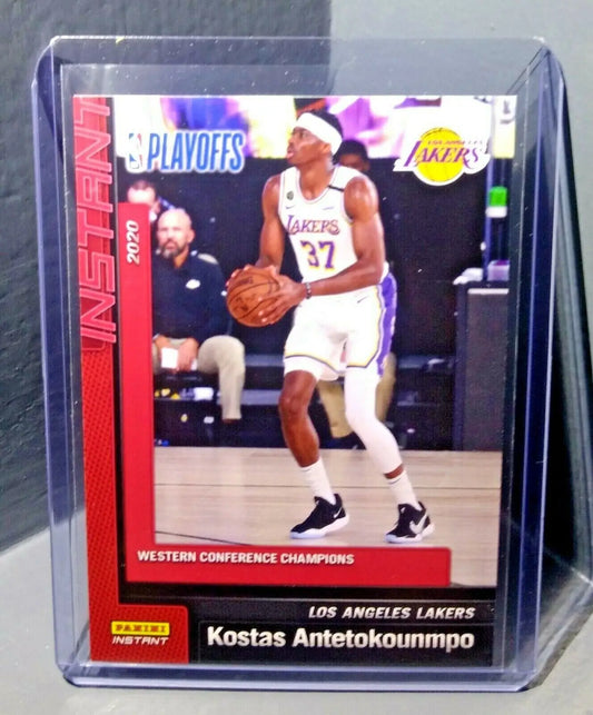 Kostas Antetokounmpo 2019-20 Panini NBA Instant Lakers 231 Basketball Card 1/340 - Basketball Card Single
