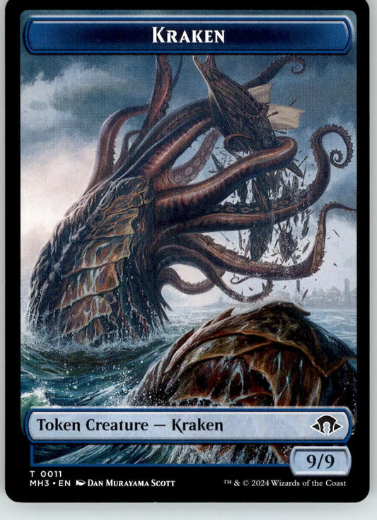 Kraken // Energy Reserve Token - Modern Horizons 3 - 11 // 36 - NM Magic - Magic Card Single
