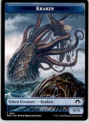 Kraken // Energy Reserve Token - Modern Horizons 3 - 11 // 36 - Normal NM - Magic Card Single