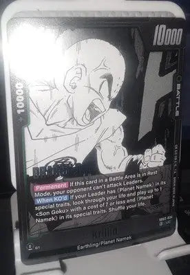 Krillin SB02-034 Manga Booster 02 Uncommon Foil Dragon Ball Super Fusion World - Dragon Ball Super Card Single