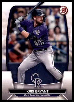 Kris Bryant 2023 Bowman #79 Colorado Rockies - Baseball Card Single