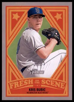 Kris Bubic 2019 Topps Heritage Minor League Fresh on the Scene #FOS-8 - Baseball Card Single