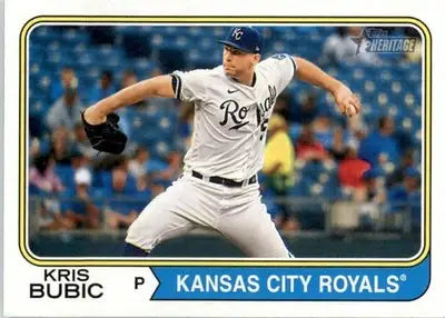 Kris Bubic - 2023 Topps Heritage - #598 - Baseball - Baseball Card Single