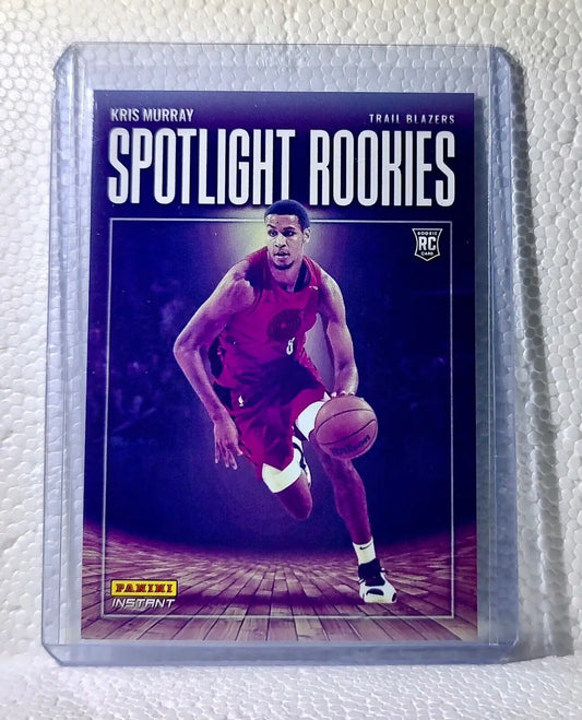 Kris Murray 2023-24 Panini #23 NBA Spotlight Rookies Card Trail Blazers 1/209 - Basketball Card Single