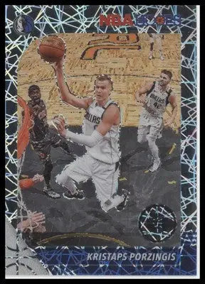 Kristaps Porzingis 2019-20 Hoops Premium Silver Laser #40 Dallas Mavericks - Basketball Card Single