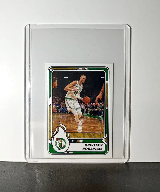 Kristaps Porzingis 2024-25 Panini NBA #114 Sticker Card Boston Celtics - Basketball Card Single