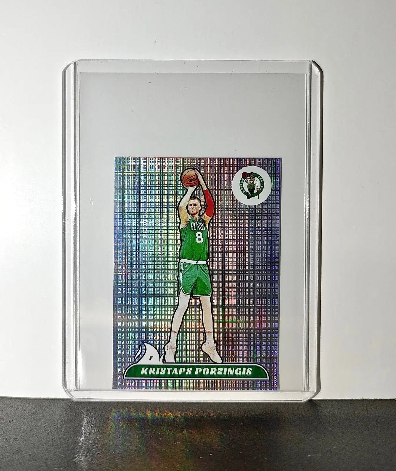 Kristaps Porzingis 2024-25 Panini NBA #124 Sticker Card Boston Celtics - Basketball Card Single