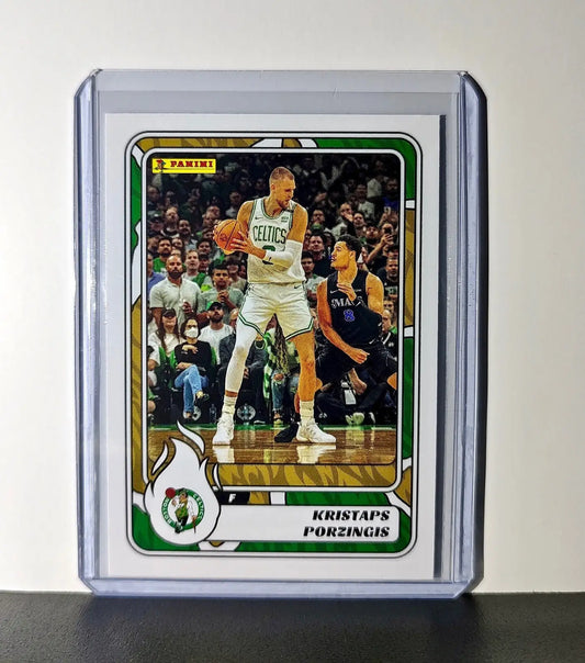Kristaps Porzingis 2024-25 Panini NBA #61 Sticker Card Boston Celtics - Basketball Card Single