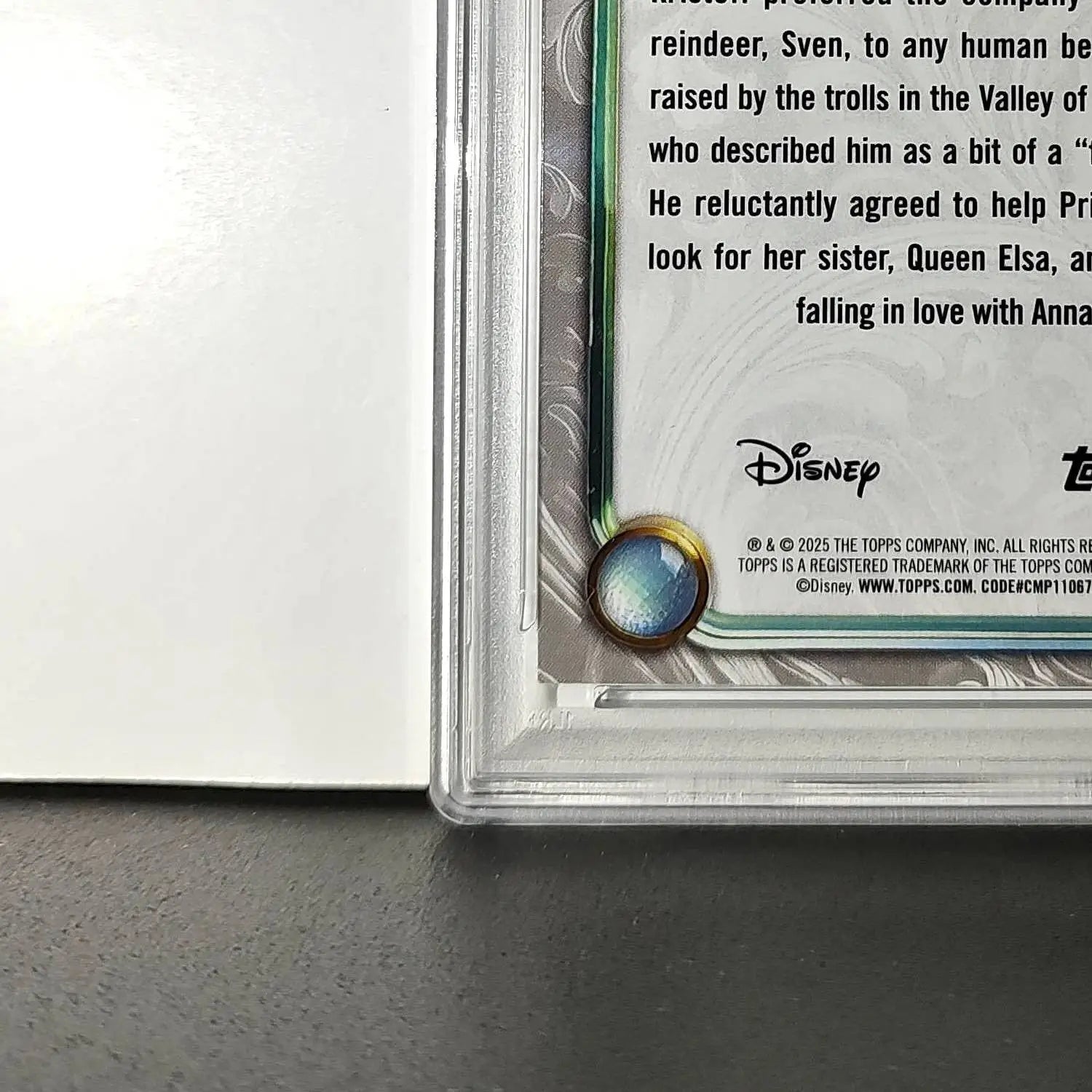 Kristoff 2025 Topps Disney Wonder #84 Winter Variant Card Frozen PSA 9 - Non-Sports Card Single