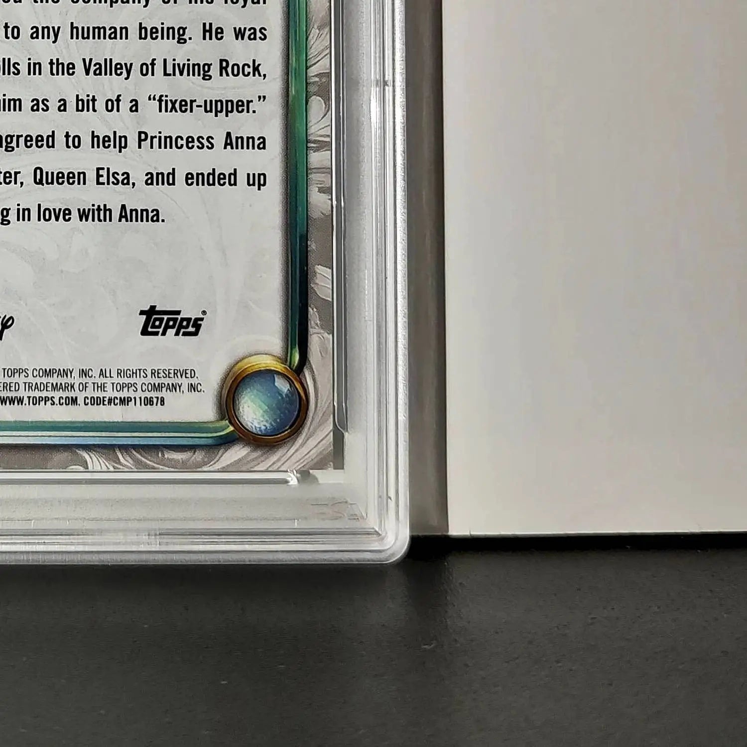 Kristoff 2025 Topps Disney Wonder #84 Winter Variant Card Frozen PSA 9 - Non-Sports Card Single
