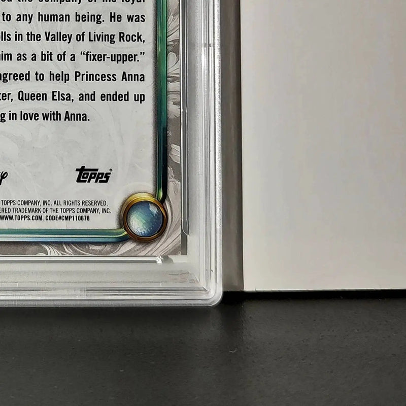 Kristoff 2025 Topps Disney Wonder #84 Winter Variant Card Frozen PSA 9 - Non-Sports Card Single