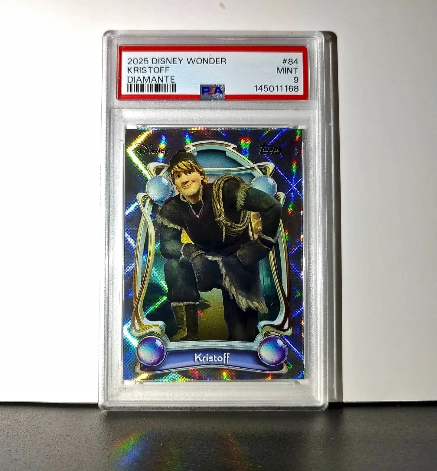 Kristoff 2025 Topps Disney Wonder #84 Winter Variant Card Frozen PSA 9 - Non-Sports Card Single