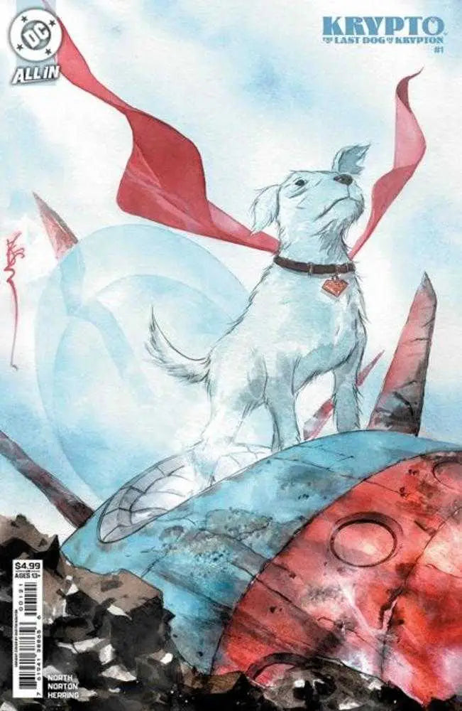 Comic book featuring Krypto the Superdog Cover B Dustin Nguyen card stock variant