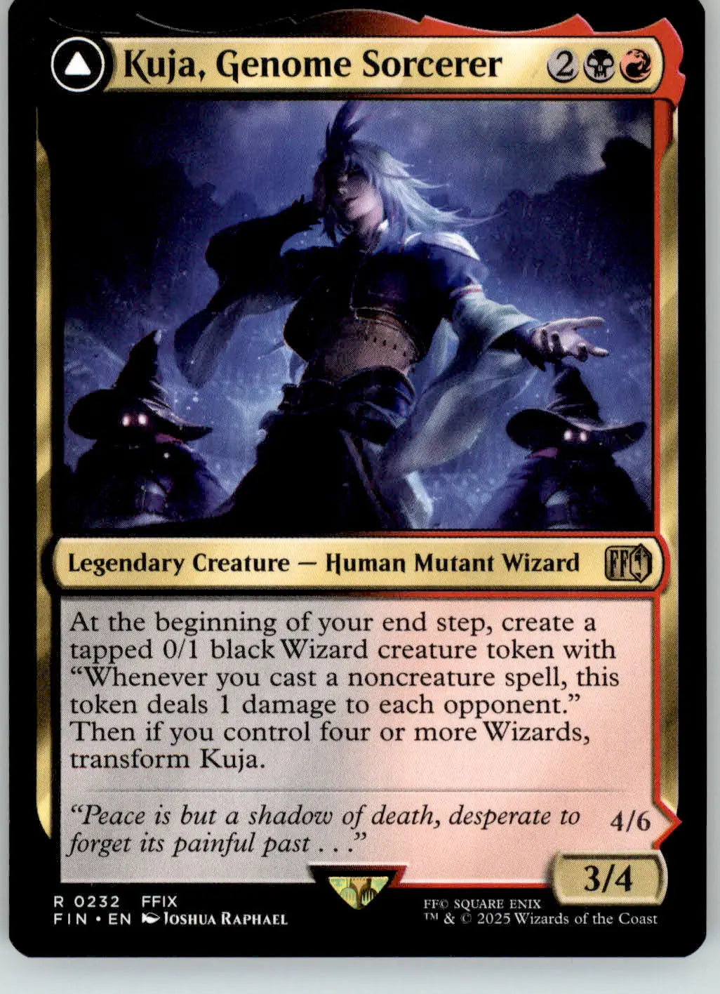 Kuja Genome Sorcerer - FINAL FANTASY - 232 - NM Magic: The Gathering