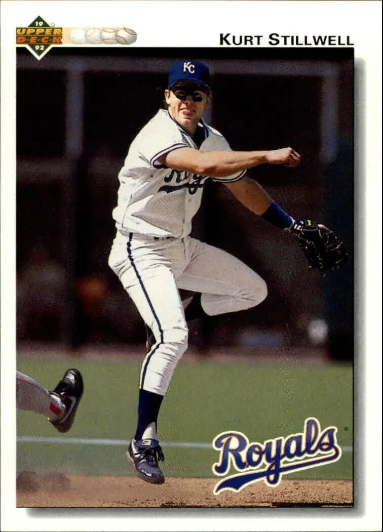 Kurt Stillwell 1992 Upper Deck MLB #329 Baseball Card Kansas City Royals