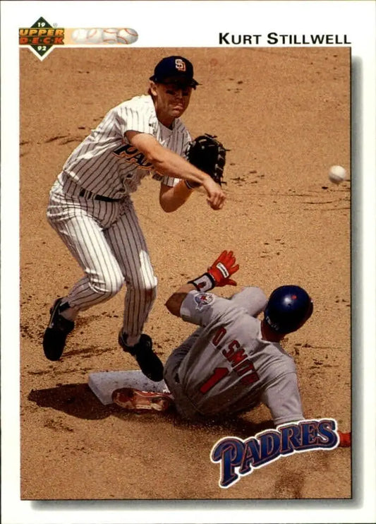 Kurt Stillwell 1992 Upper Deck MLB #705 Baseball Card San Diego Padres - Baseball Card Single