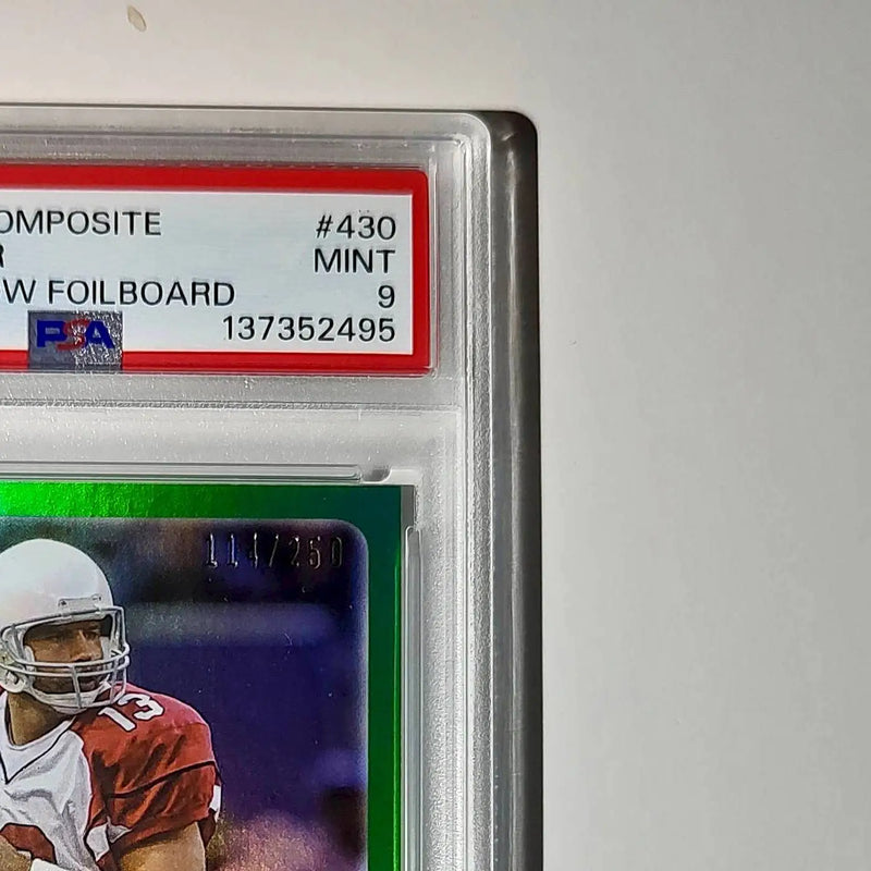 Kurt Warner 2023 Topps Allen & Ginter #430 Green Portrait 114/250 PSA 9 Mint
