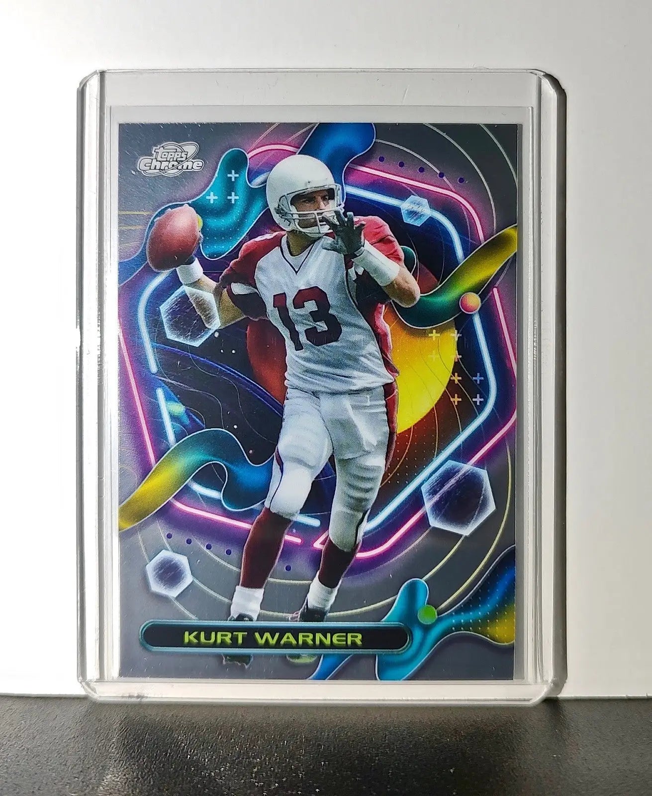 Kurt Warner 2023 Topps Chrome Cosmic NFL #256 Card Arizona Cardinals