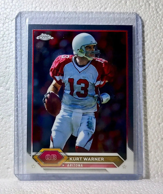 Kurt Warner 2023 Topps Chrome NFL #18 Composite Football Card Arizona Cardinals - Football Card Single