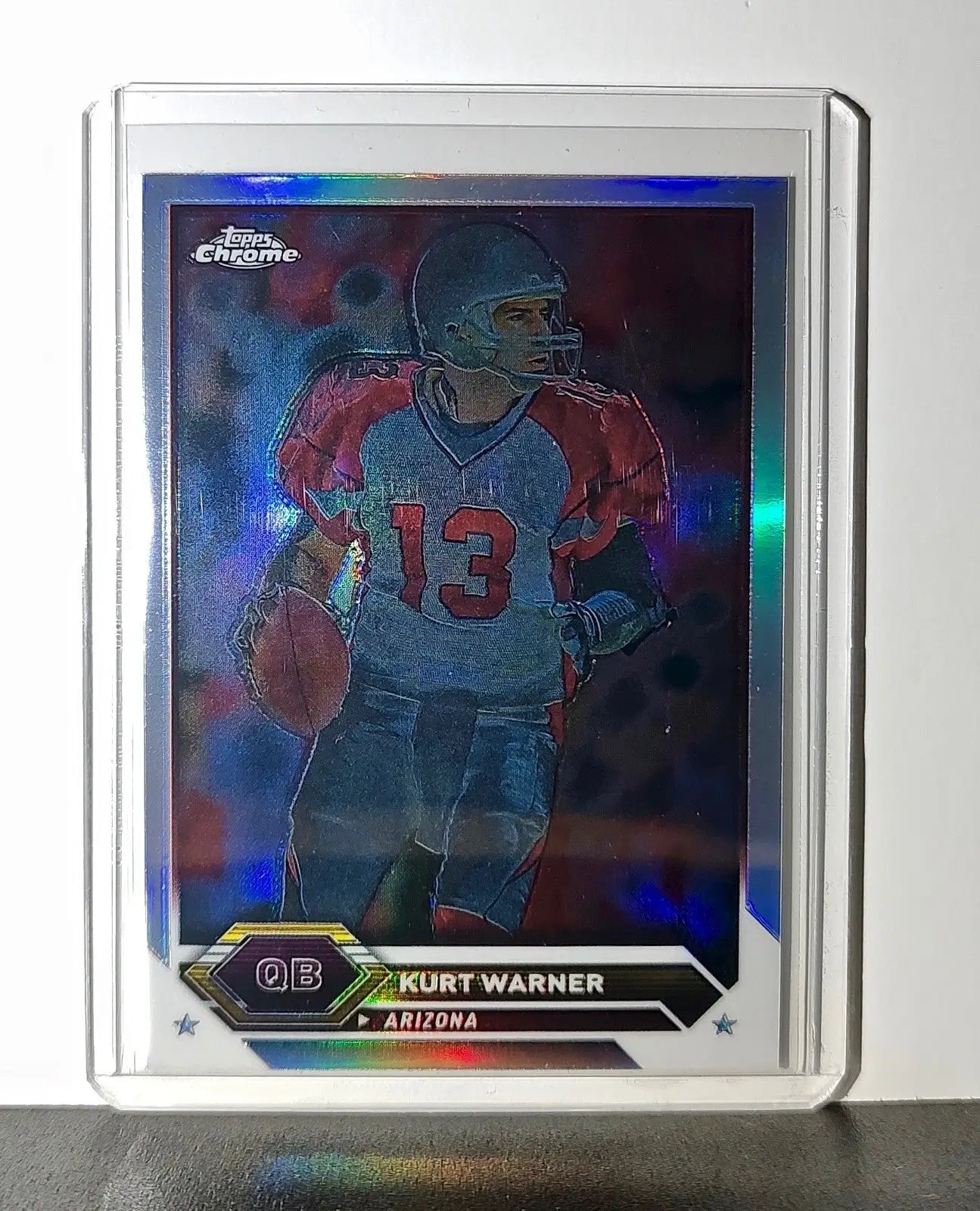 Kurt Warner 2023 Topps Chrome Sepia Refractor NFL #18 Card Arizona Cardinals