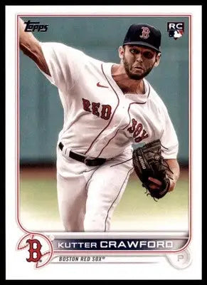 Kutter Crawford Rookie 2022 Topps #645b Boston Red Sox - Baseball Card Single