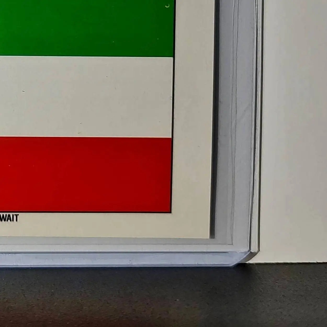 Kuwait Flag 1991 Topps Desert Storm #28 Sticker Card - Other