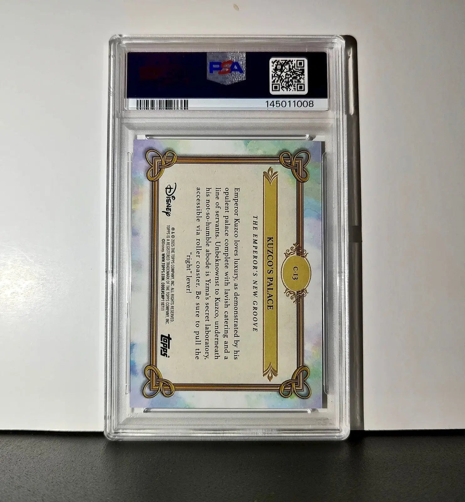 Kuzco’s Palace 2025 Topps Disney #C-13 Card The Emperor’s New Groove PSA 10 - Non-Sports Card Single