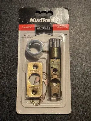 Kwikset Entry Door Latch Exterior Residential Door Latch Brass Finish New - Other