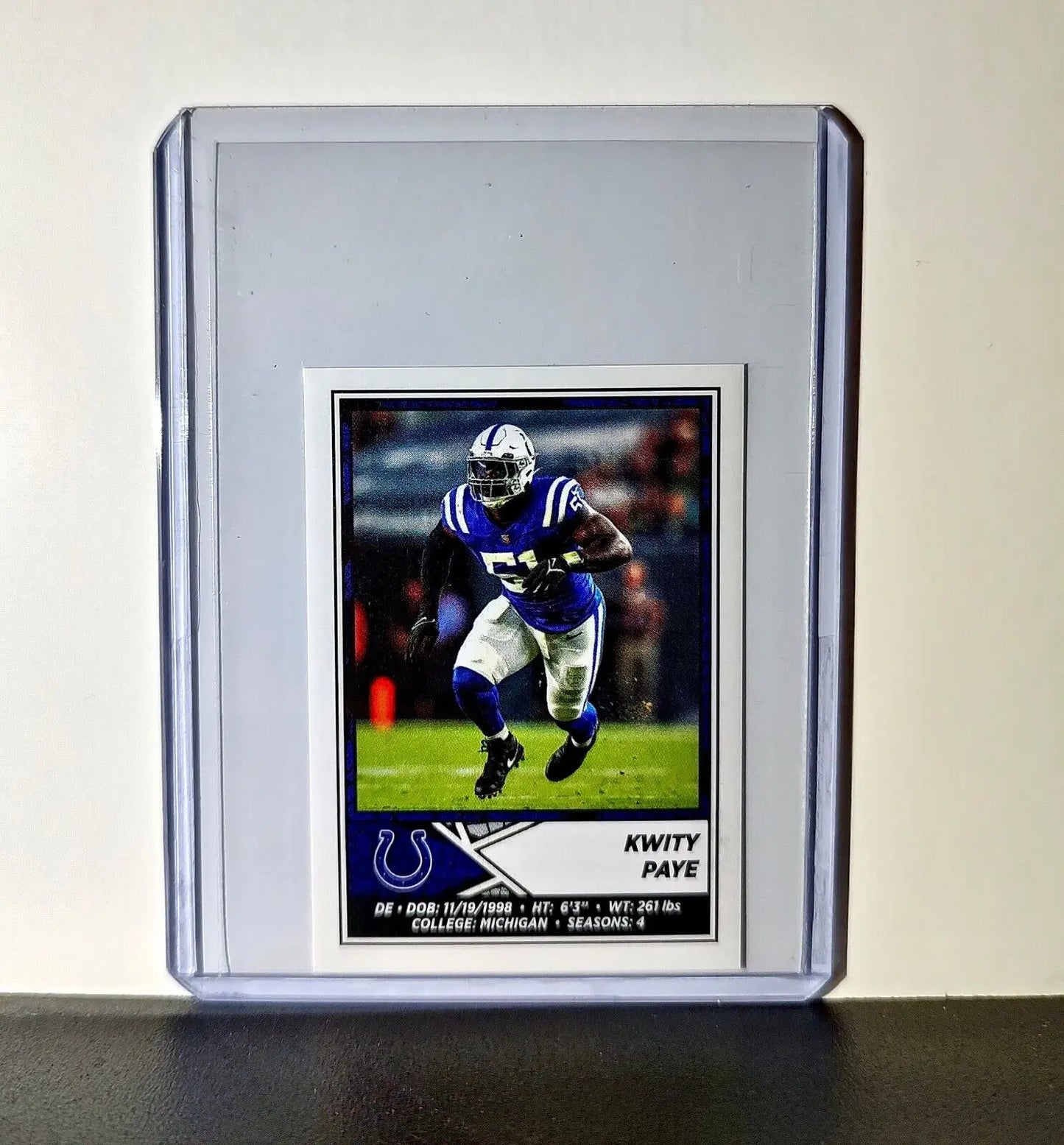 Kwity Paye 2024 Panini NFL Sticker #194 Indianapolis Colts - Football Card Single