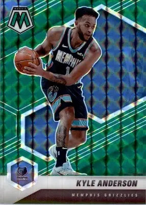 Kyle Anderson - 2020-21 Panini Mosaic - #117 - Mosaic Green Basketball - Basketball Card Single