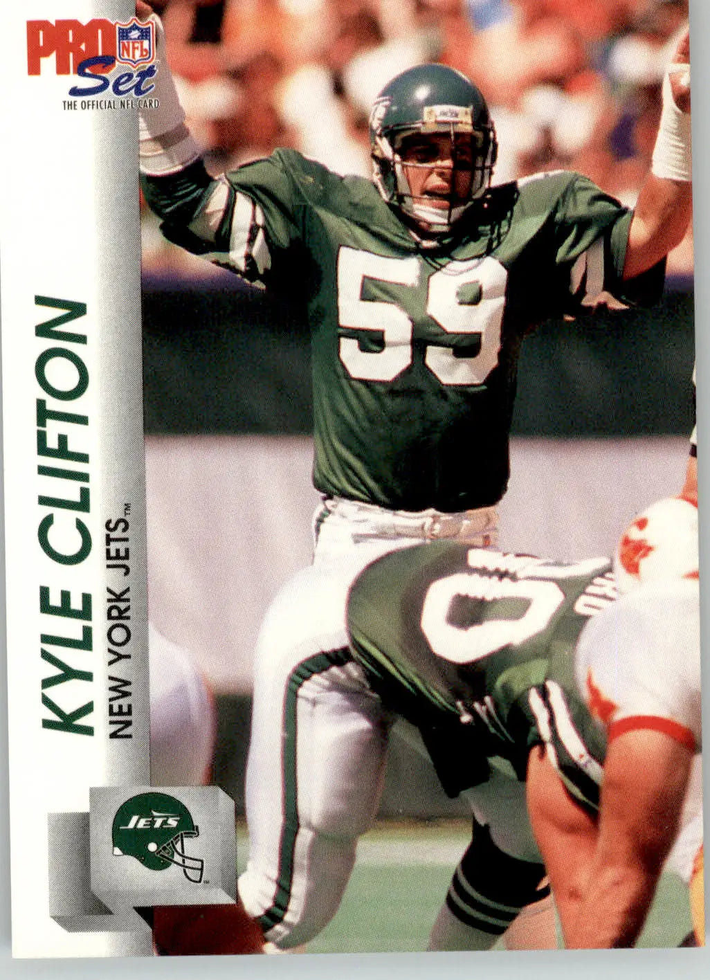 Kyle Clifton - 1992 Pro Set - #599 - Football - Football Card Single
