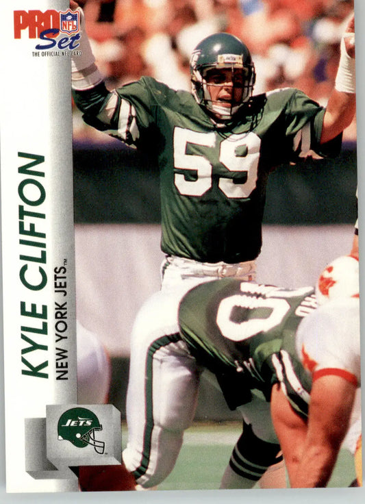 Kyle Clifton - 1992 Pro Set - #599 - Football - Football Card Single