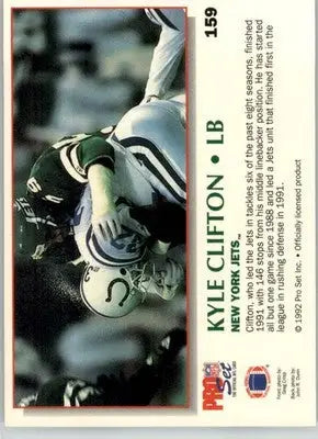 Kyle Clifton - 1992 Pro Set Power - #159 - Football - Football Card Single