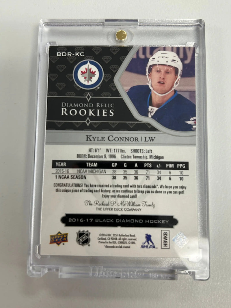 Kyle Connor 2016 Upper Deck Black Diamond Double Diamond RC #86/99 - Hockey Card Single
