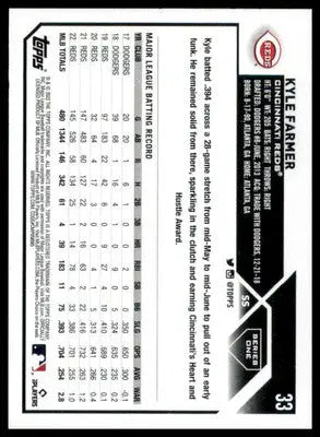 Kyle Farmer 2023 Topps #33 Cincinnati Reds - Baseball Card Single