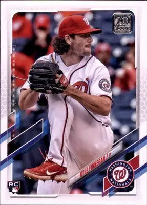Kyle Finnegan Rookie 2021 Topps Update #US103 Washington Nationals - Baseball Card Single