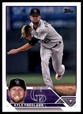 Kyle Freeland 2023 Topps #348 Colorado Rockies - Baseball Card Single