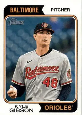Kyle Gibson - 2023 Topps Heritage - #654 - Baseball - Baseball Card Single