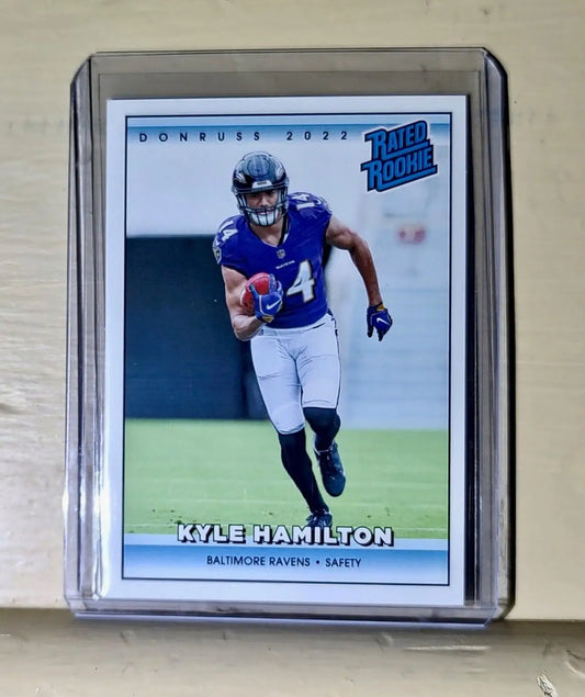 Kyle Hamilton 2022 NFL Panini #8 Rated Rookie Retro Football Card 1/4094 - Football Card Single