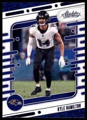 Kyle Hamilton 2024 Panini Absolute Blue #10 Baltimore Ravens - Football Card Single