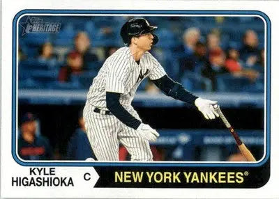 Kyle Higashioka - 2023 Topps Heritage - #633 - Baseball - Baseball Card Single