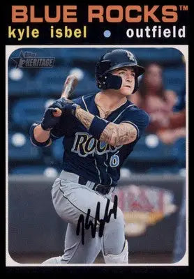 Kyle Isbel 2020 Topps Heritage Minor League #93 Wilmington Blue Rocks - Baseball Card Single
