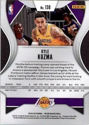 Kyle Kuzma - 2019-20 Panini Prizm - #130 - Basketball - Basketball Card Single