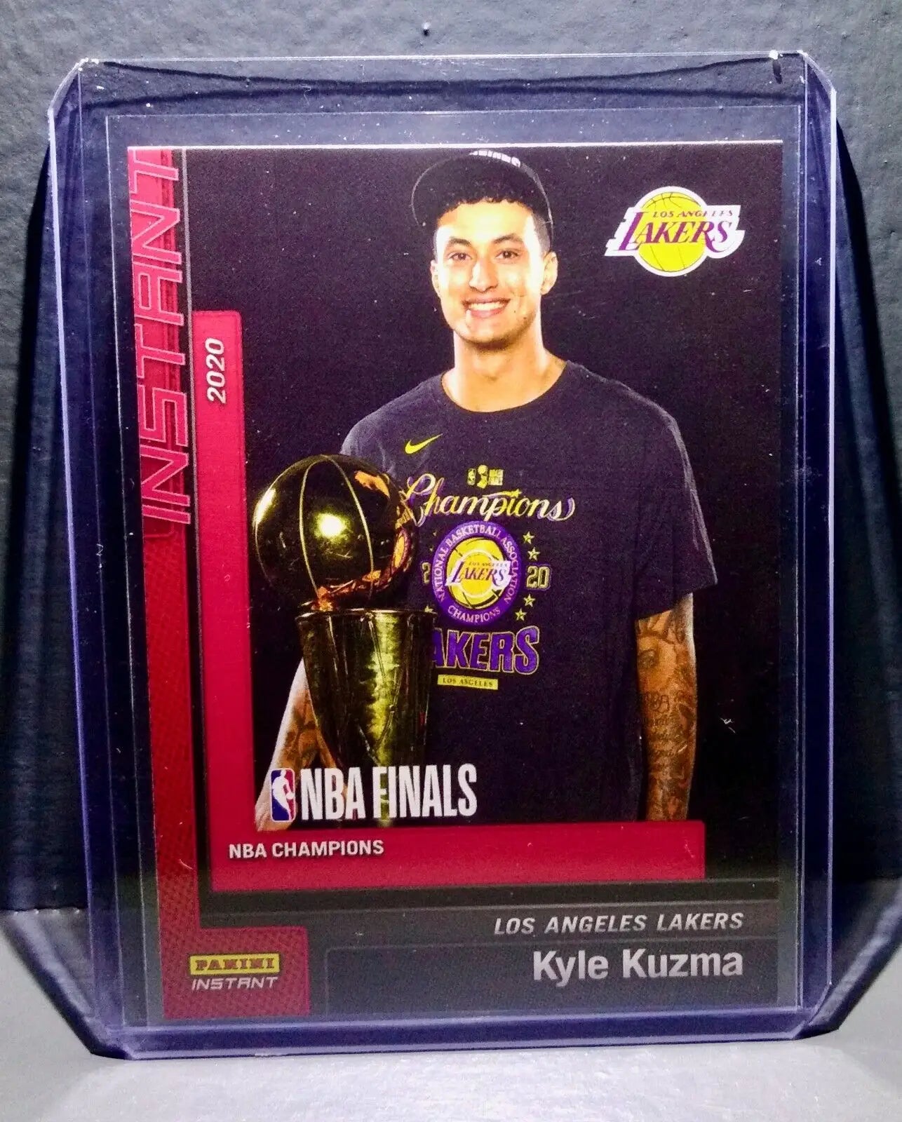 Kyle Kuzma 2020 Panini LA Lakers NBA Champions #14 Basketball Card - Basketball Card Single